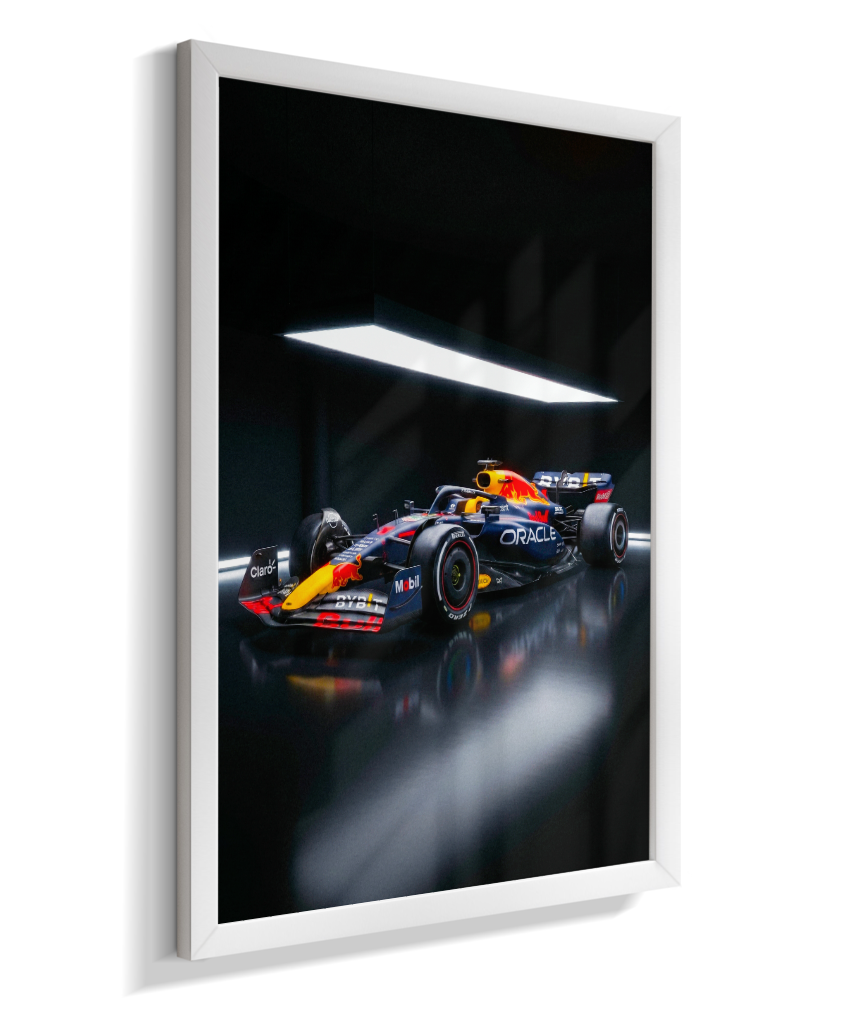 Quadro Decorativo Red Bull Racing F1 Studio Dark Edition
