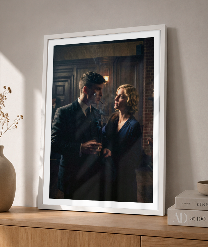 Quadro Decorativo Peaky Blinders Tommy e Grace Retrato Poster