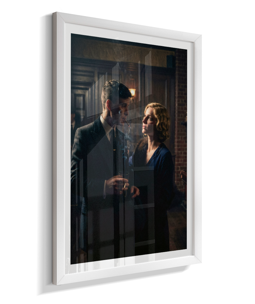 Quadro Decorativo Peaky Blinders Tommy e Grace Retrato Poster