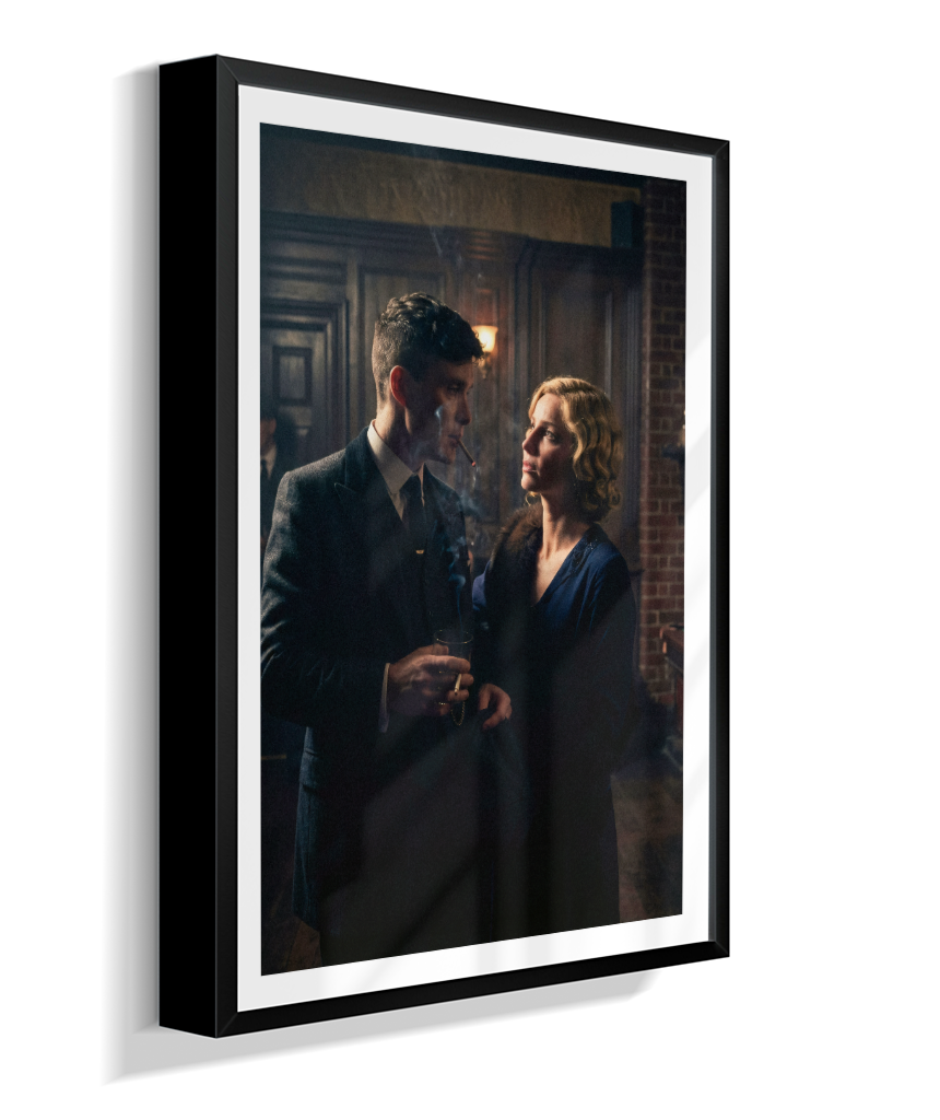 Quadro Decorativo Peaky Blinders Tommy e Grace Retrato Poster