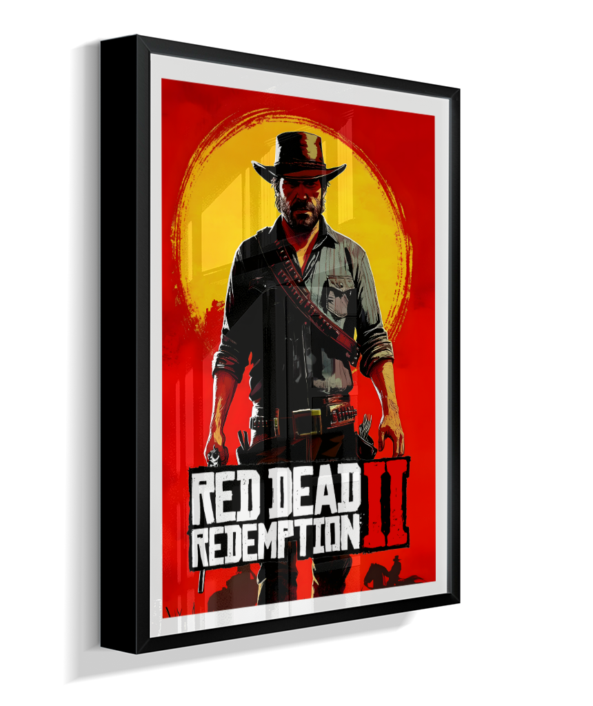 Quadro Decorativo Red Dead Redemption 2 - Poster Game Gamer