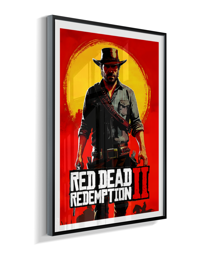 Quadro Decorativo Red Dead Redemption 2 - Poster Game Gamer