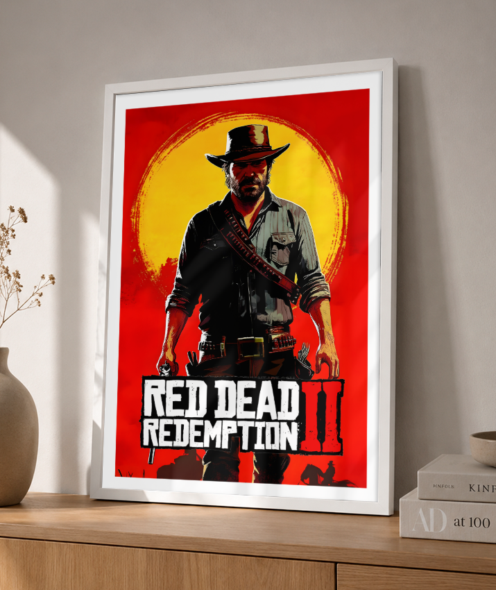 Quadro Decorativo Red Dead Redemption 2 - Poster Game Gamer