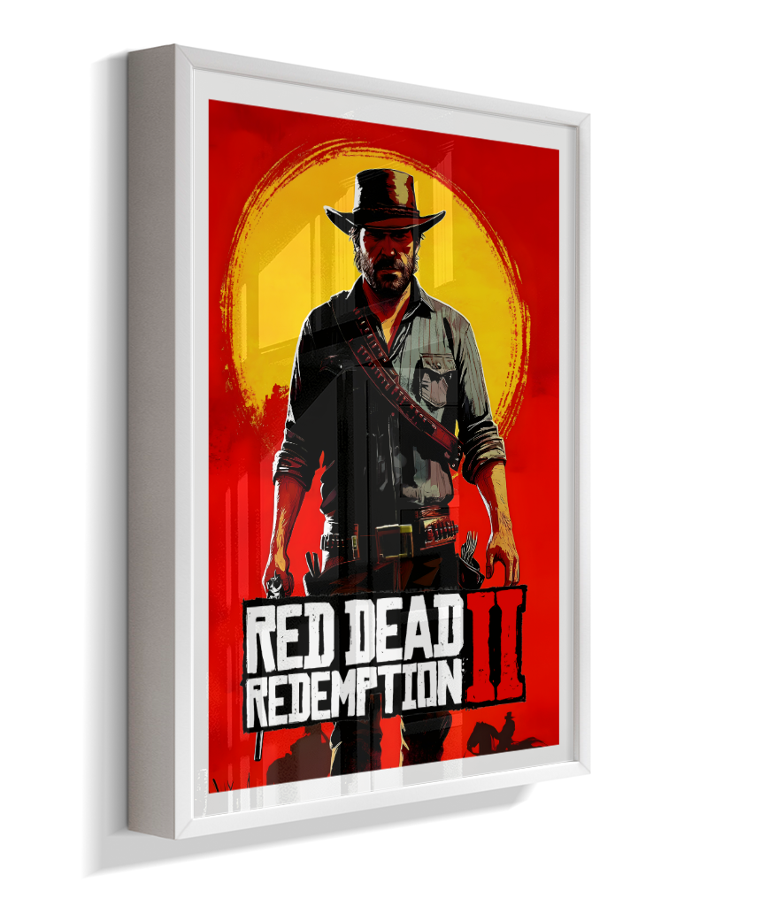 Quadro Decorativo Red Dead Redemption 2 - Poster Game Gamer