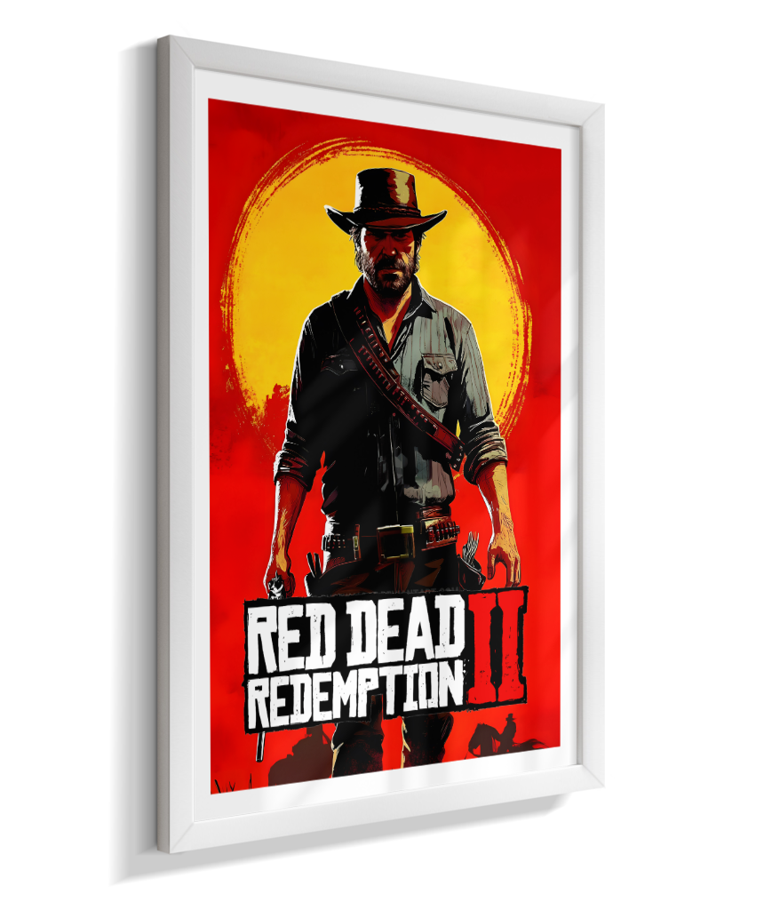 Quadro Decorativo Red Dead Redemption 2 - Poster Game Gamer