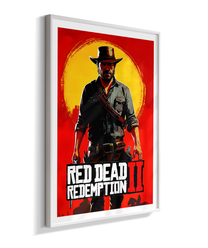 Quadro Decorativo Red Dead Redemption 2 - Poster Game Gamer