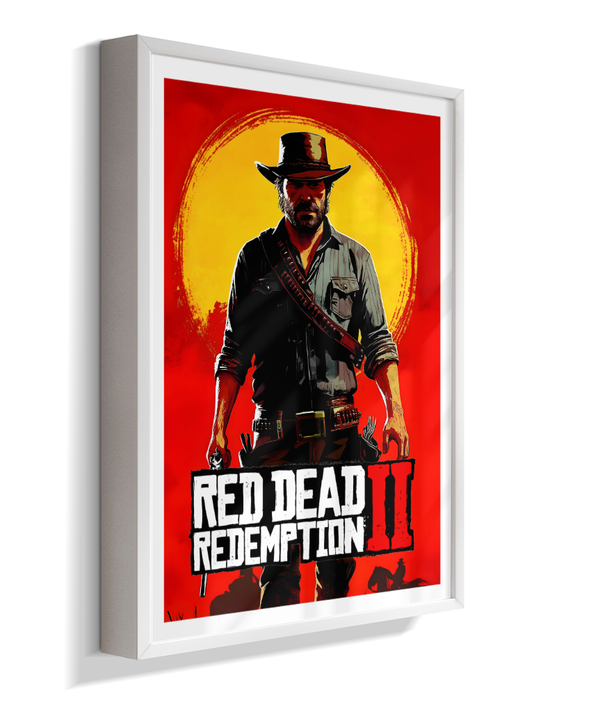 Quadro Decorativo Red Dead Redemption 2 - Poster Game Gamer