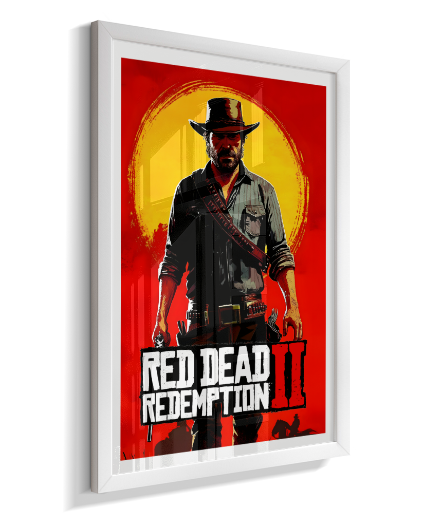 Quadro Decorativo Red Dead Redemption 2 - Poster Game Gamer