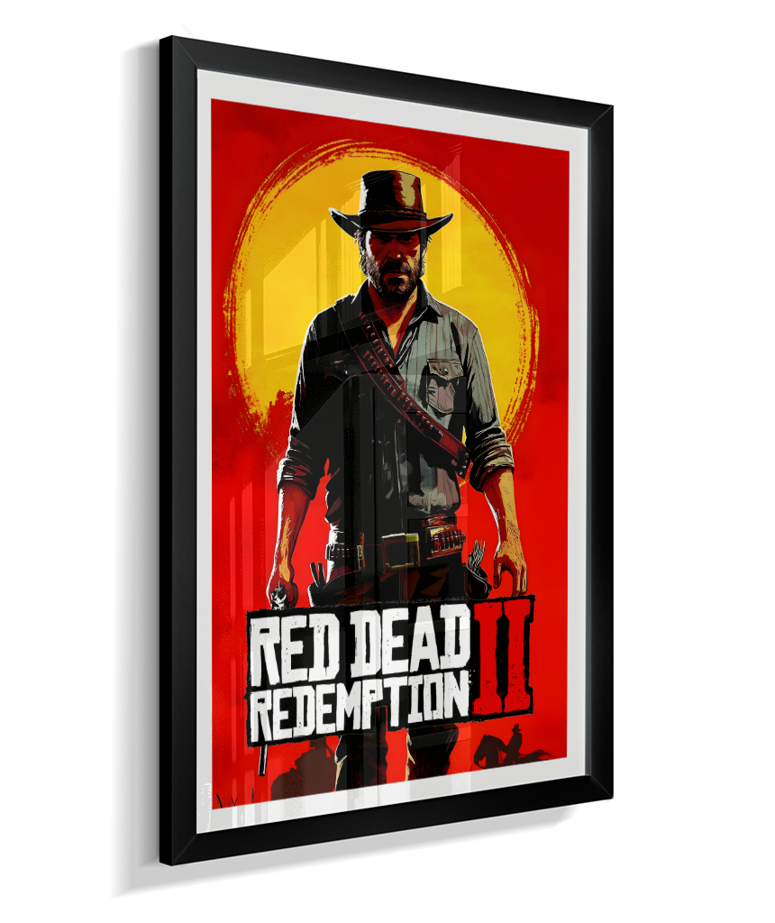 Quadro Decorativo Red Dead Redemption 2 - Poster Game Gamer