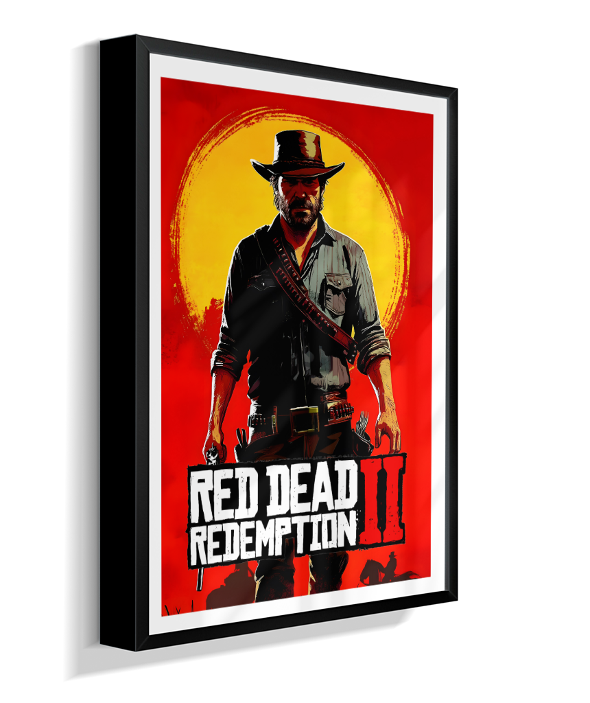 Quadro Decorativo Red Dead Redemption 2 - Poster Game Gamer