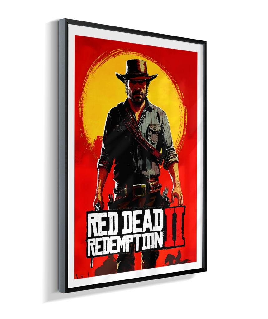 Quadro Decorativo Red Dead Redemption 2 - Poster Game Gamer