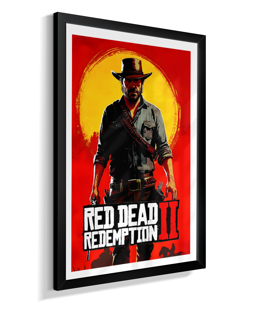 Quadro Decorativo Red Dead Redemption 2 - Poster Game Gamer