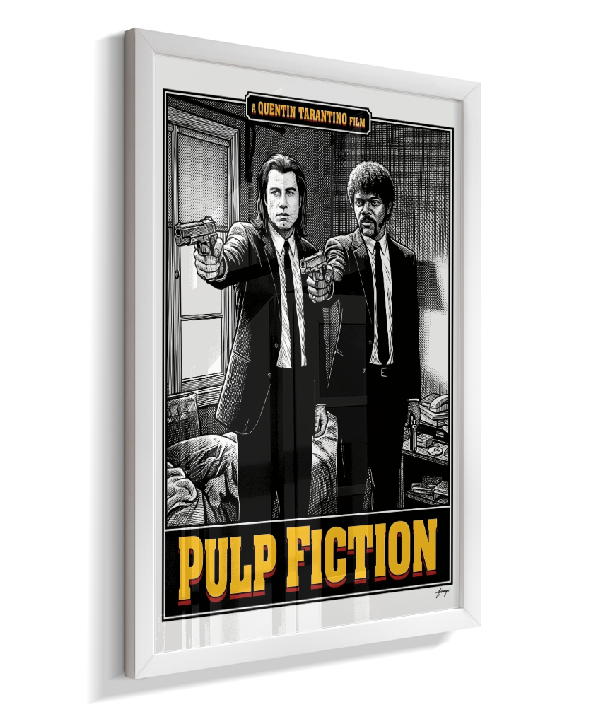 Quadro Decorativo Pulp Fiction Jules e Vincent