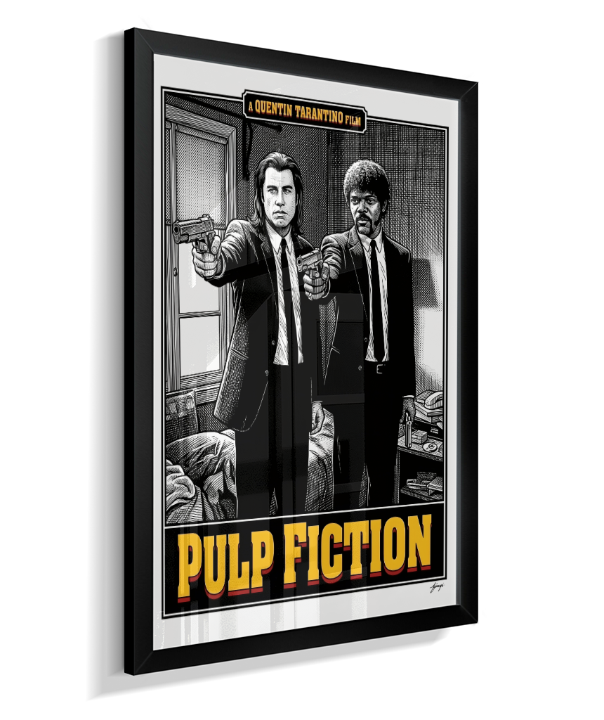 Quadro Decorativo Pulp Fiction Jules e Vincent