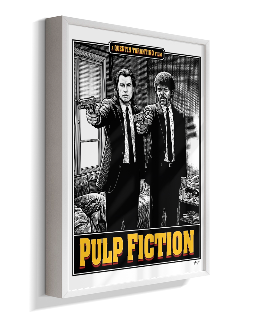 Quadro Decorativo Pulp Fiction Jules e Vincent