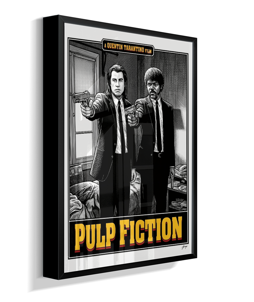 Quadro Decorativo Pulp Fiction Jules e Vincent
