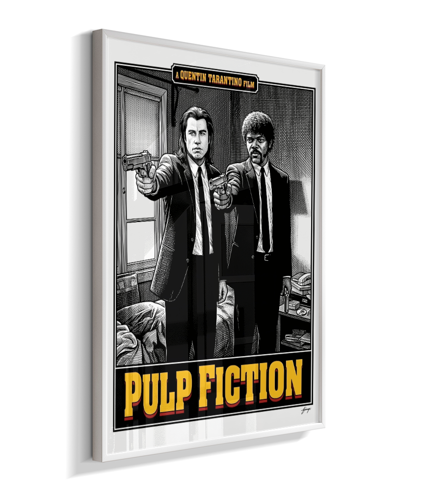 Quadro Decorativo Pulp Fiction Jules e Vincent