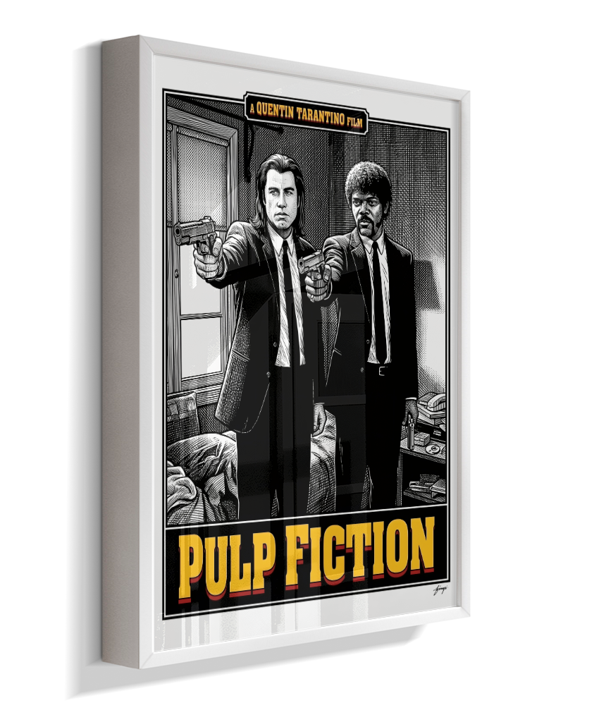 Quadro Decorativo Pulp Fiction Jules e Vincent