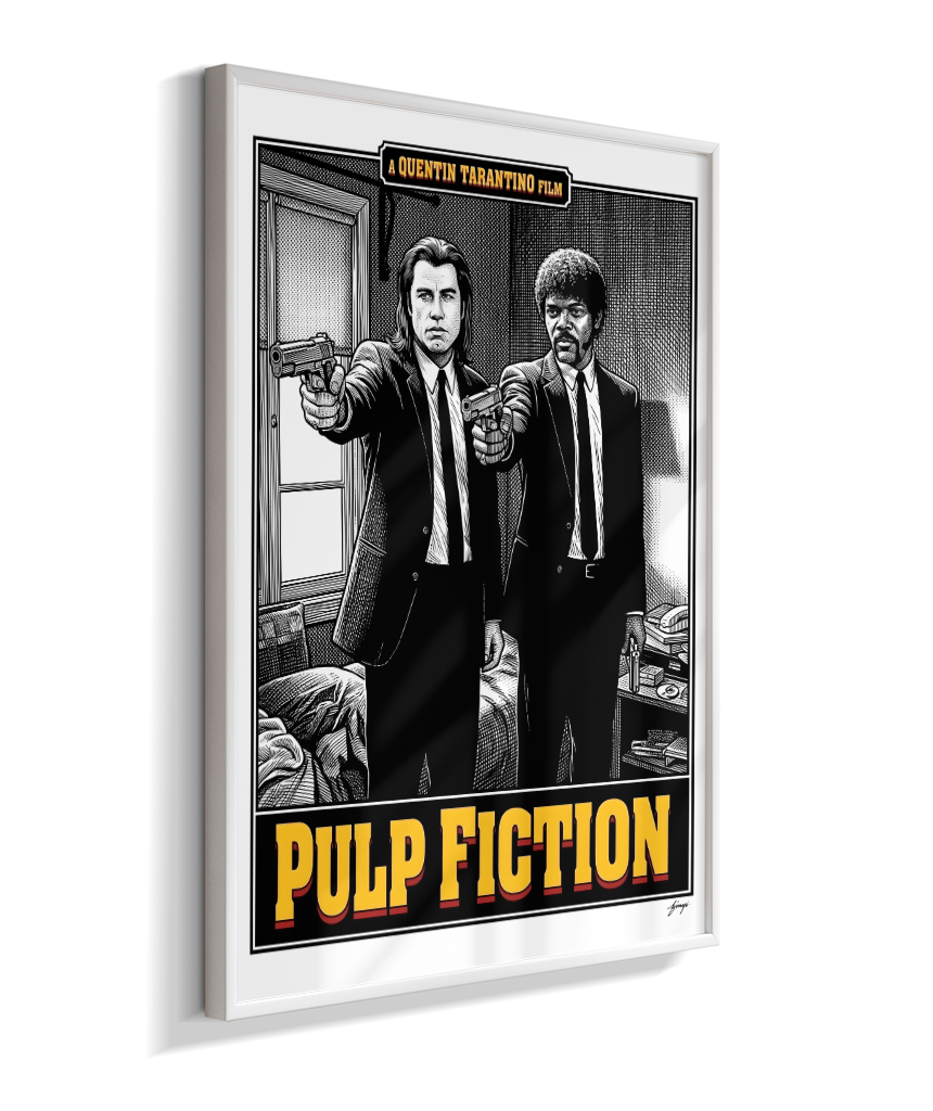 Quadro Decorativo Pulp Fiction Jules e Vincent