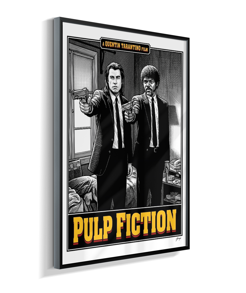 Quadro Decorativo Pulp Fiction Jules e Vincent