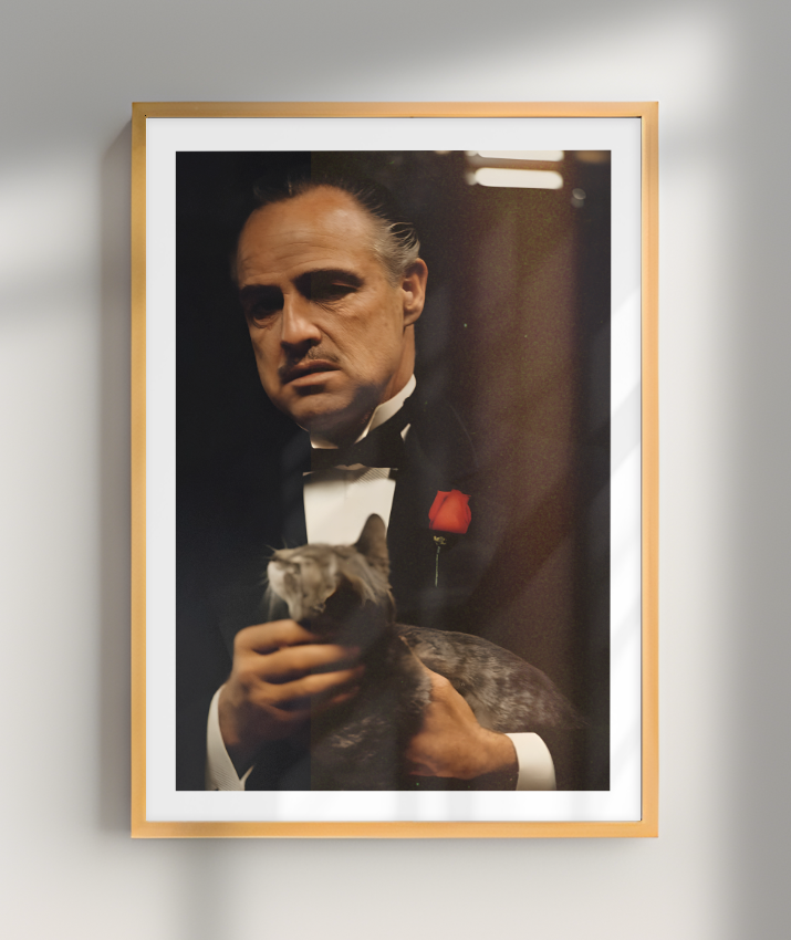 Quadro Decorativo O Poderoso Chefão - Don Vito Corleone