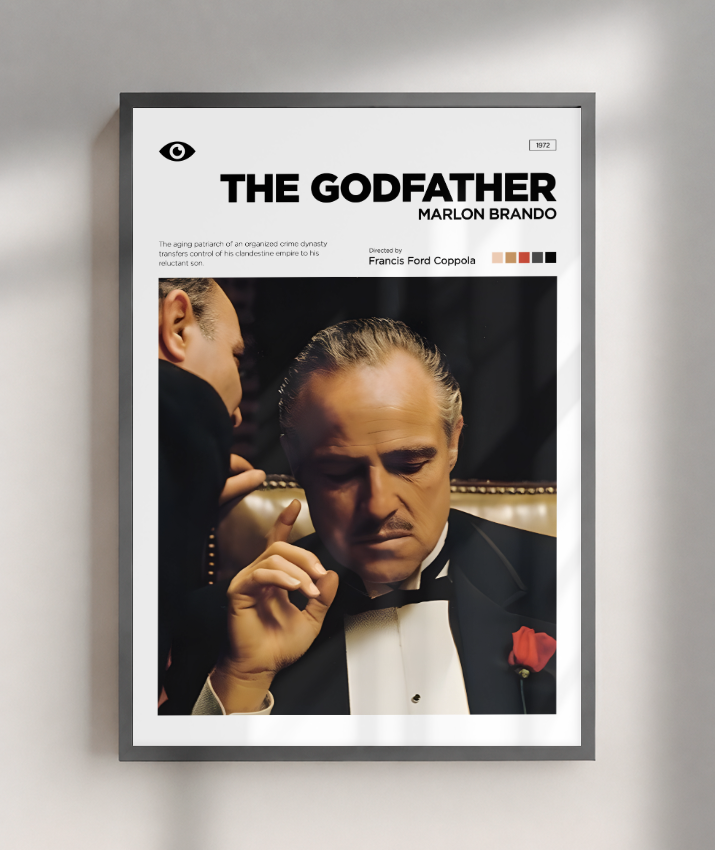 Quadro Decorativo The Godfather - Don Vito Concept