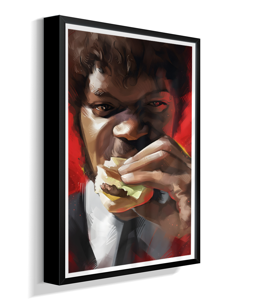 Quadro Decorativo Pulp Fiction Jules Big Kahuna Burger