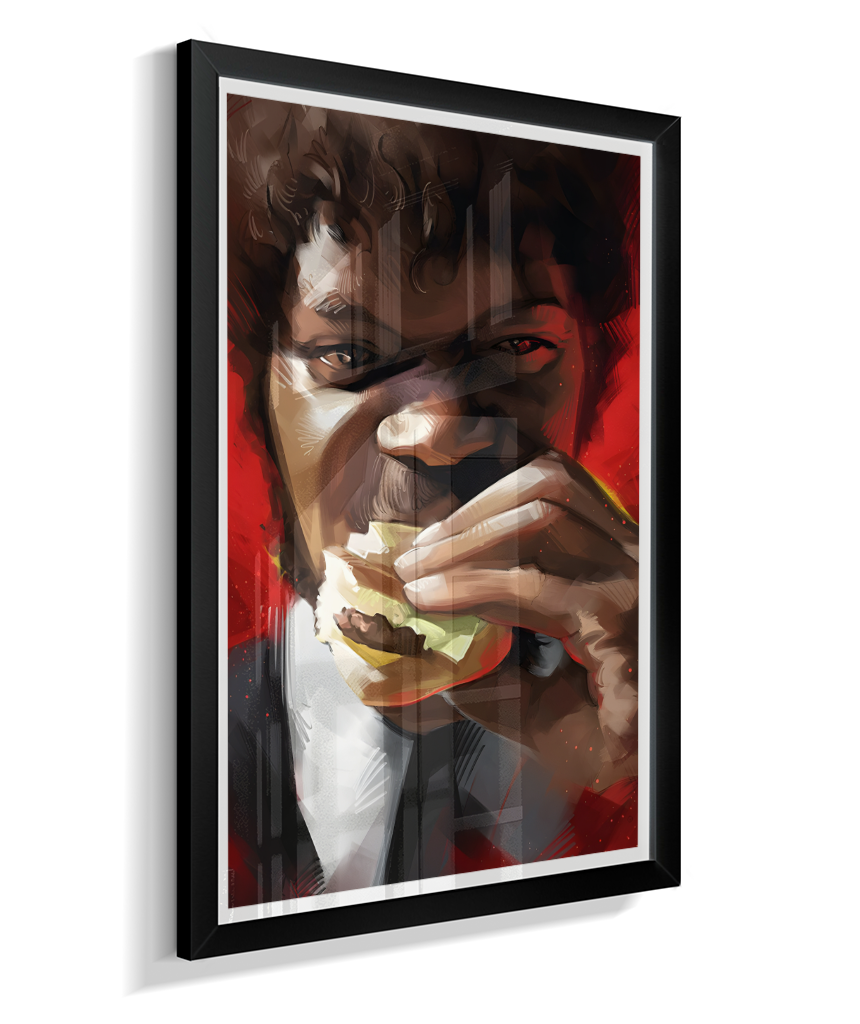 Quadro Decorativo Pulp Fiction Jules Big Kahuna Burger