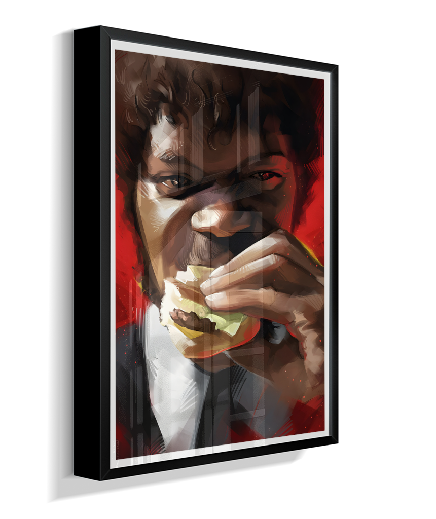 Quadro Decorativo Pulp Fiction Jules Big Kahuna Burger