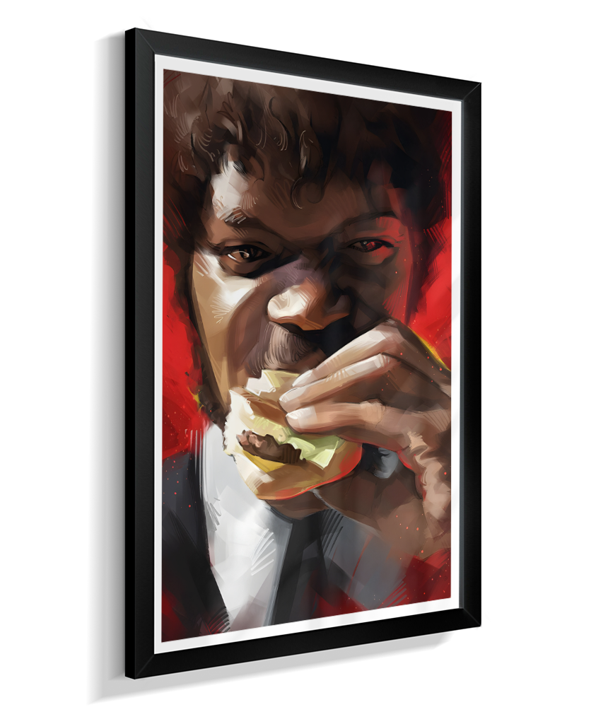 Quadro Decorativo Pulp Fiction Jules Big Kahuna Burger