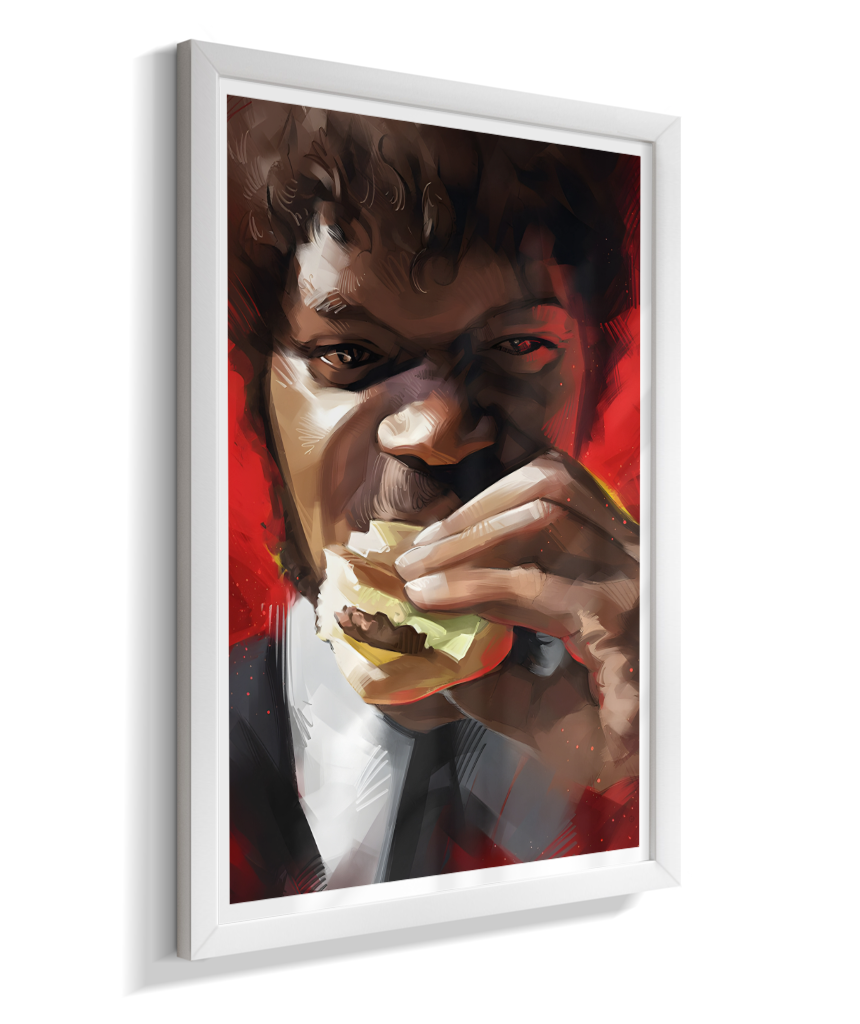 Quadro Decorativo Pulp Fiction Jules Big Kahuna Burger
