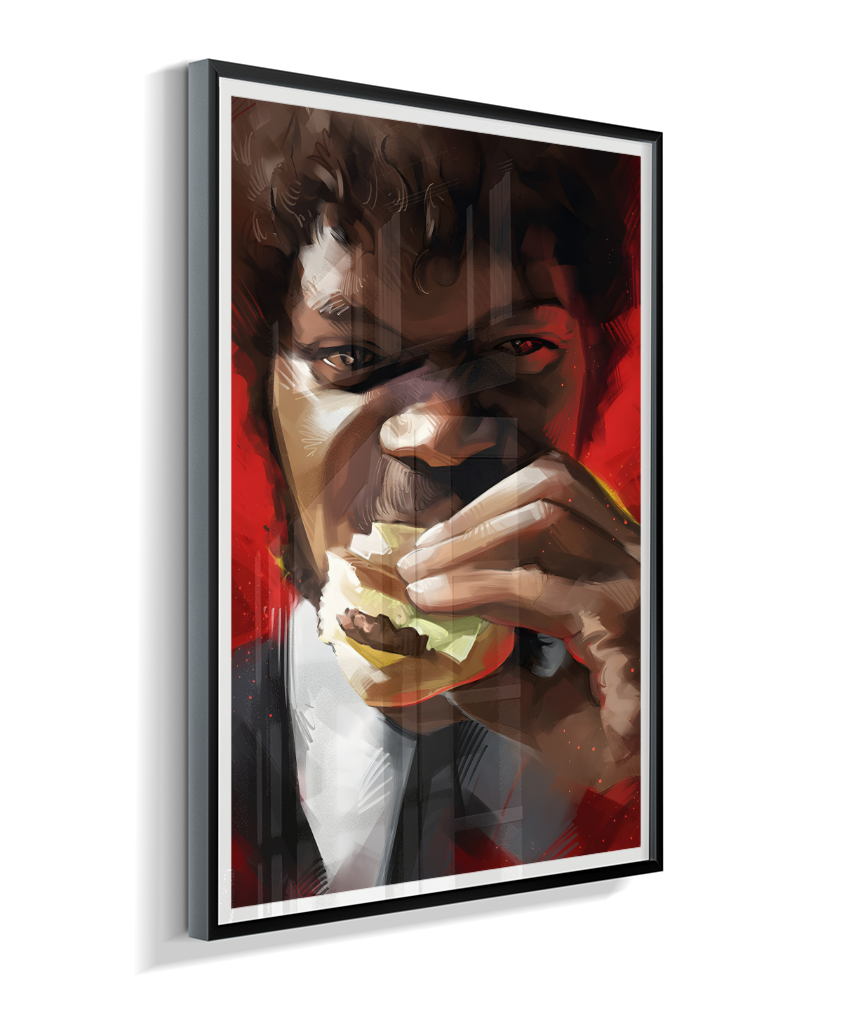 Quadro Decorativo Pulp Fiction Jules Big Kahuna Burger