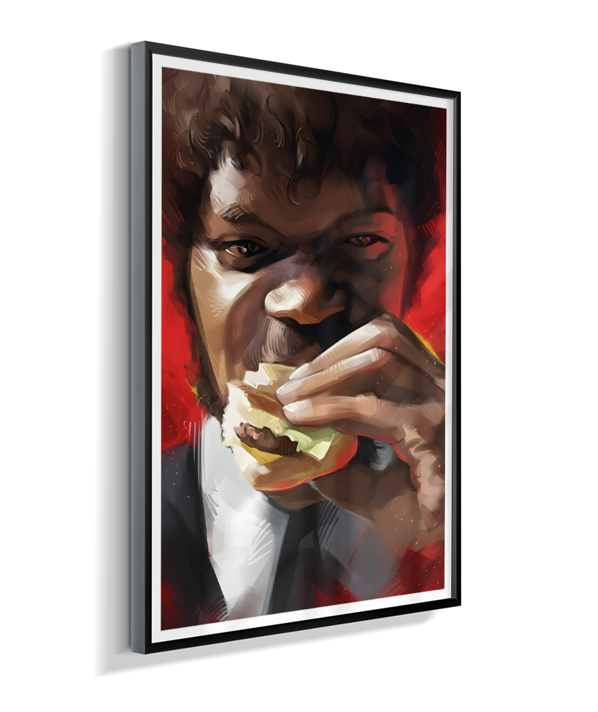 Quadro Decorativo Pulp Fiction Jules Big Kahuna Burger