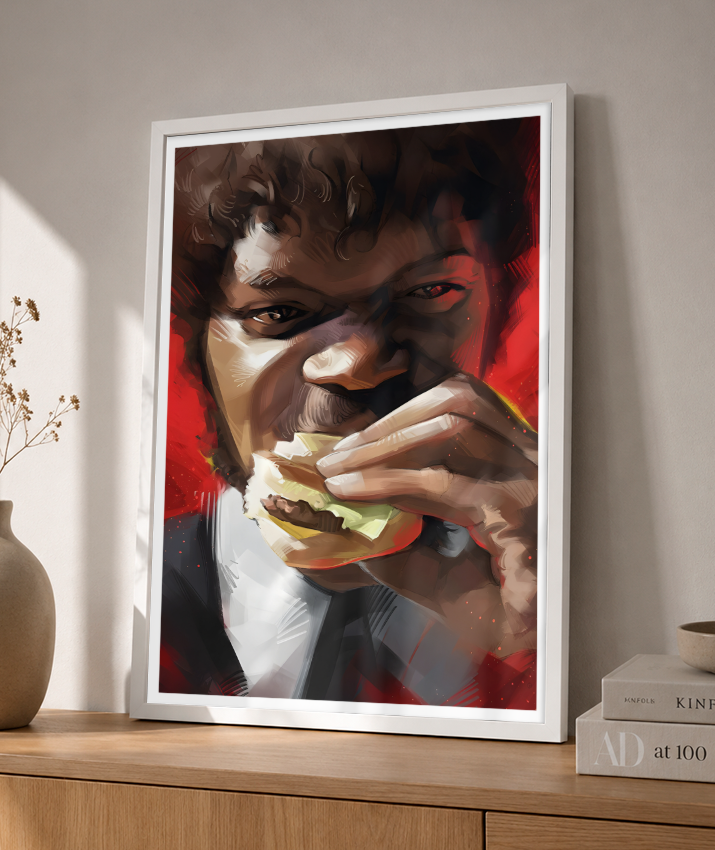 Quadro Decorativo Pulp Fiction Jules Big Kahuna Burger