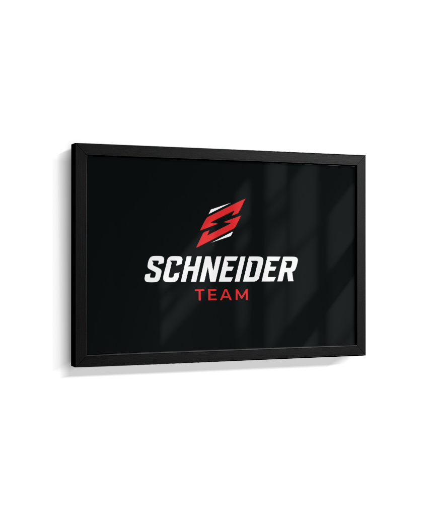 Quadro schneider team preto
