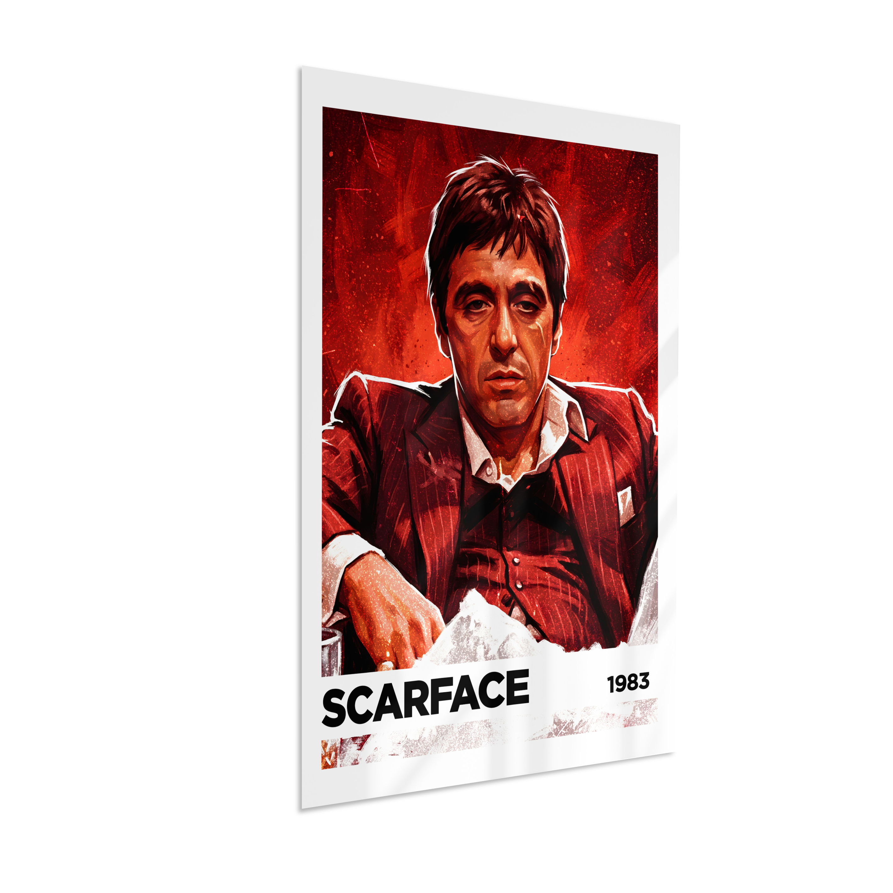 Quadro decorativo Scarface Kingpin Red 1983