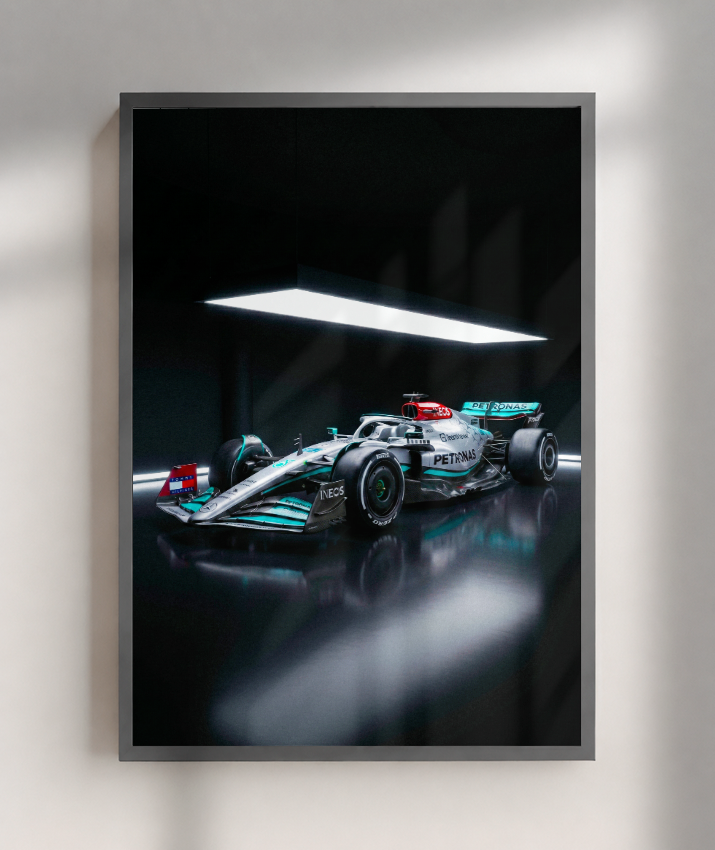 Quadro Decorativo Mercedes-AMG F1 Studio Dark Edition