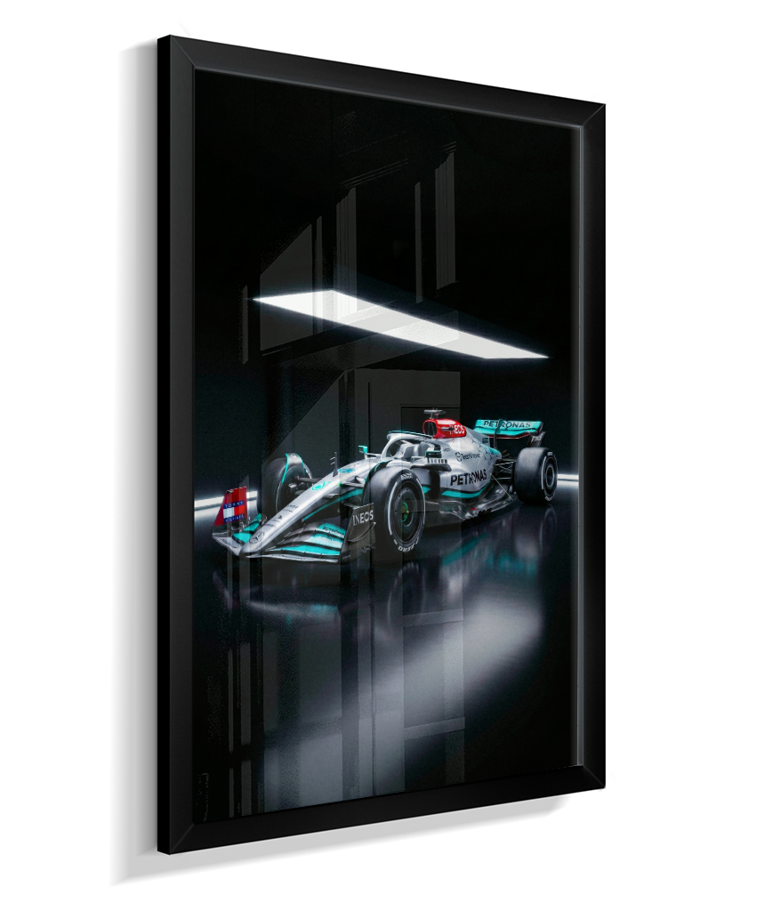 Quadro Decorativo Mercedes-AMG F1 Studio Dark Edition