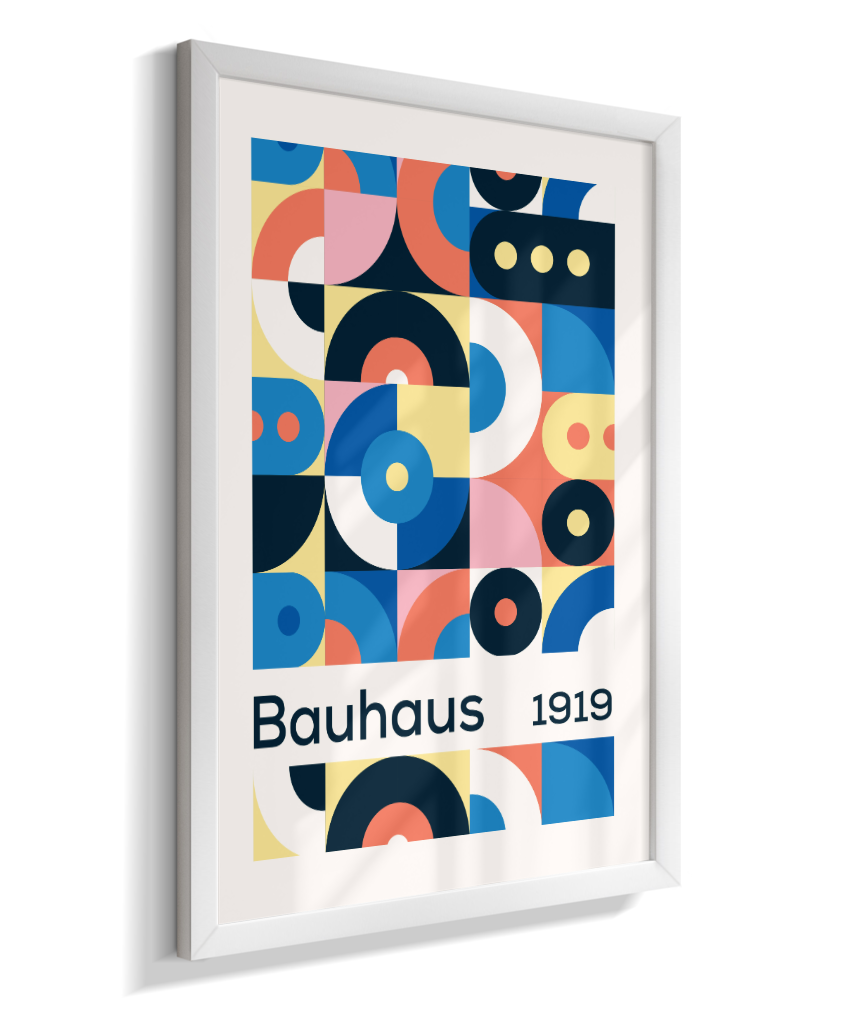 Quadro Decorativo Bauhaus 1919 – Mosaic Geometry