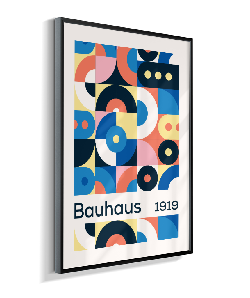 Quadro Decorativo Bauhaus 1919 – Mosaic Geometry