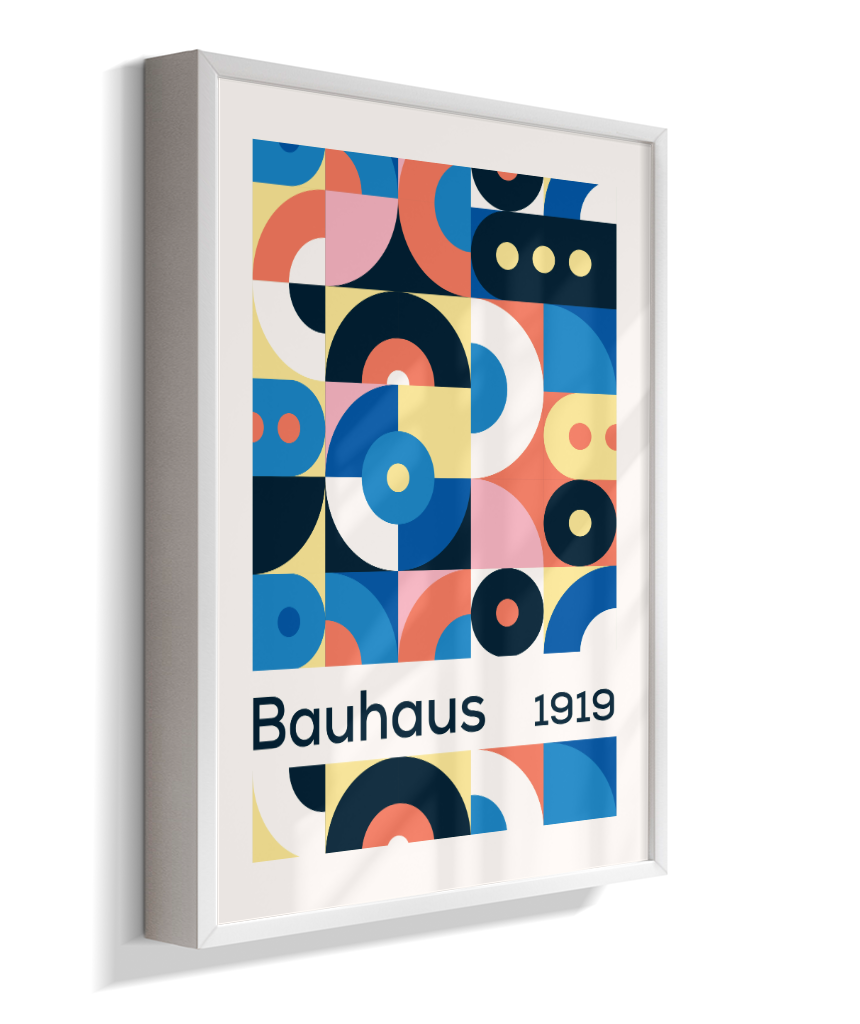 Quadro Decorativo Bauhaus 1919 – Mosaic Geometry