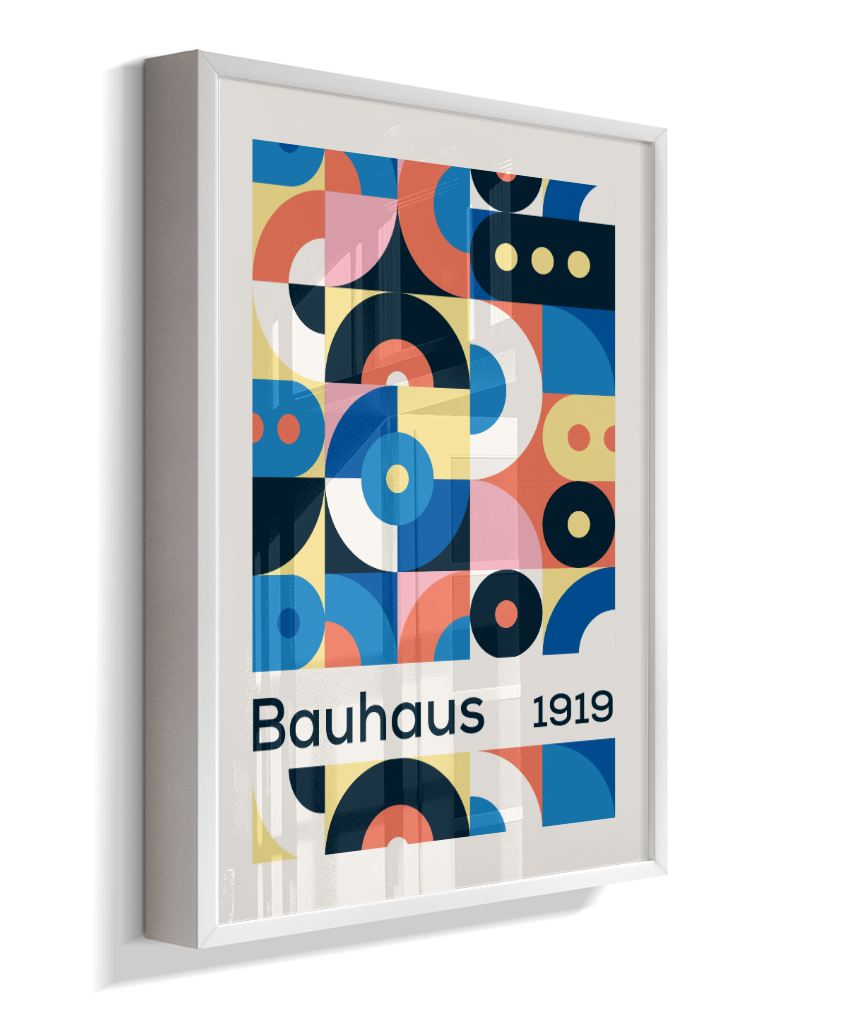 Quadro Decorativo Bauhaus 1919 – Mosaic Geometry