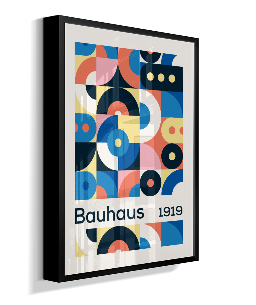 Quadro Decorativo Bauhaus 1919 – Mosaic Geometry