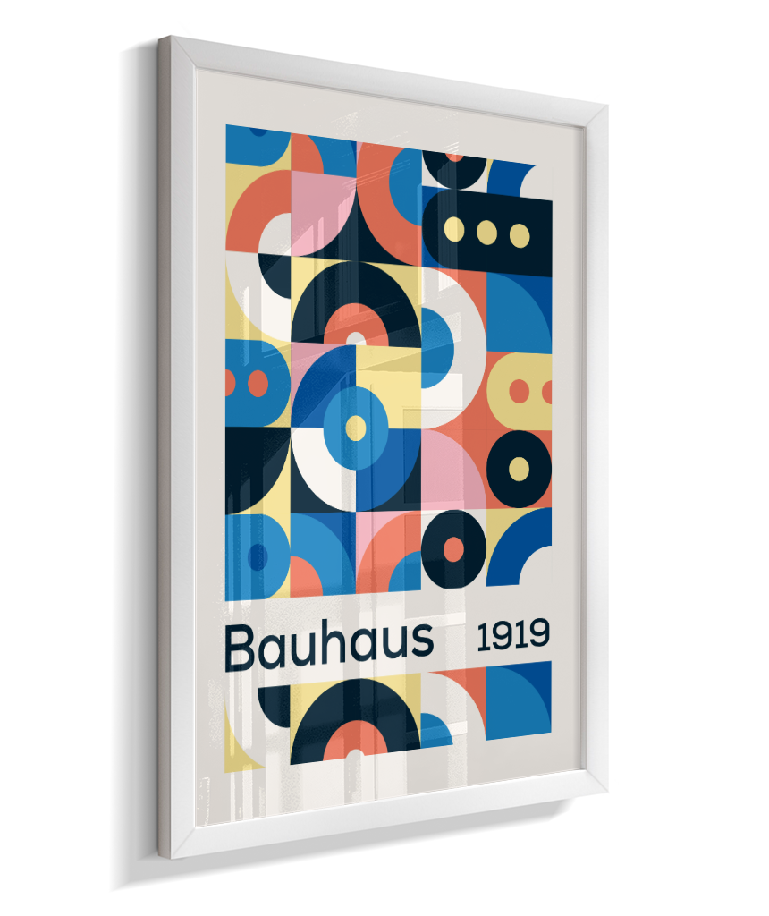 Quadro Decorativo Bauhaus 1919 – Mosaic Geometry