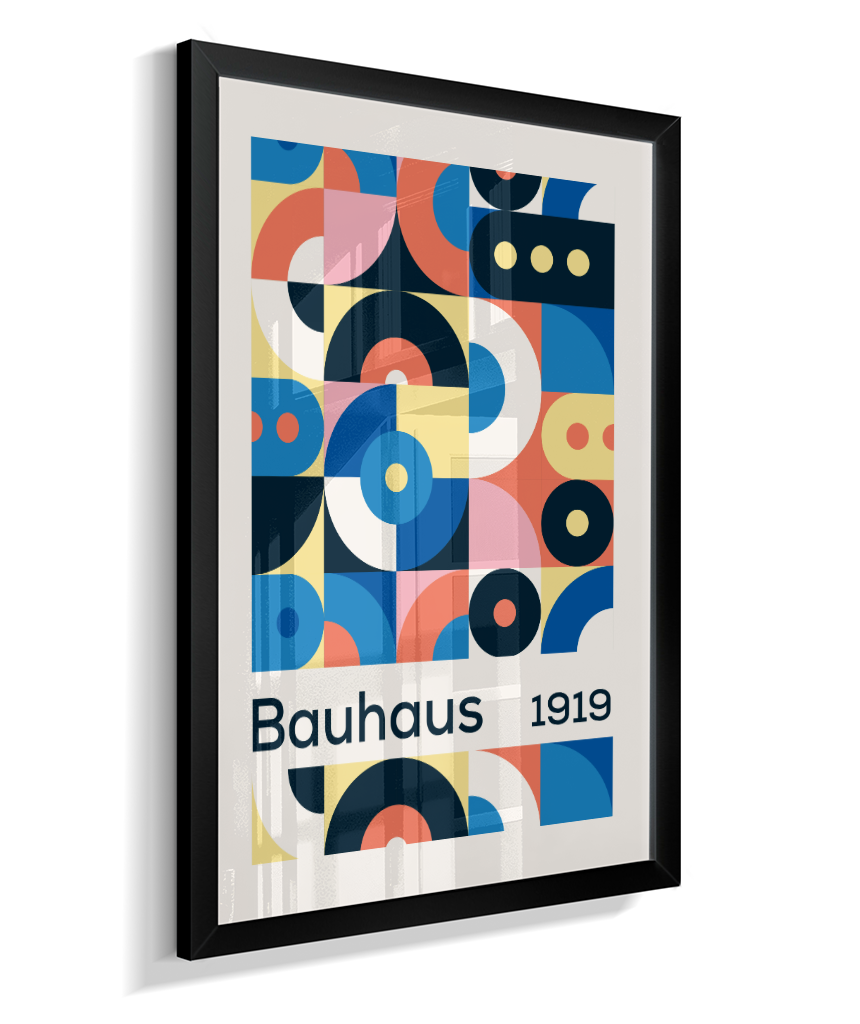 Quadro Decorativo Bauhaus 1919 – Mosaic Geometry