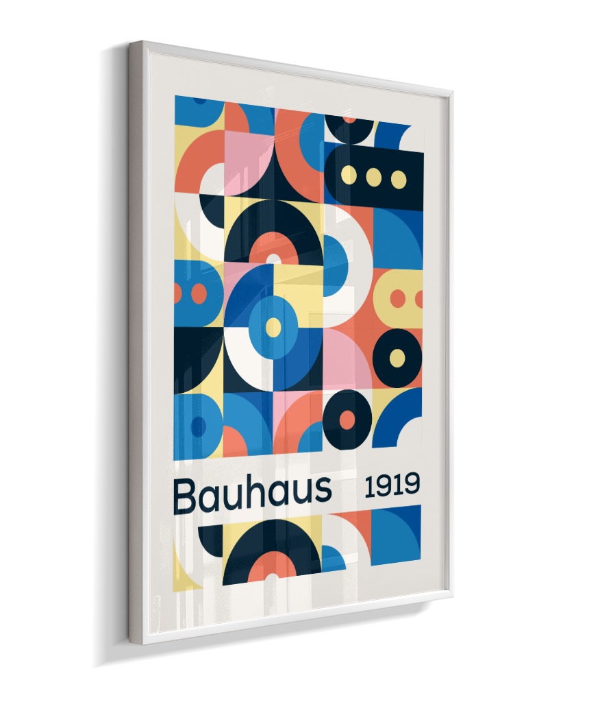 Quadro Decorativo Bauhaus 1919 – Mosaic Geometry