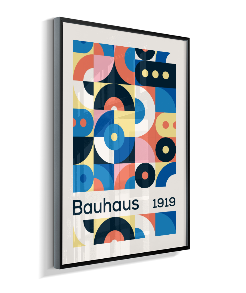 Quadro Decorativo Bauhaus 1919 – Mosaic Geometry