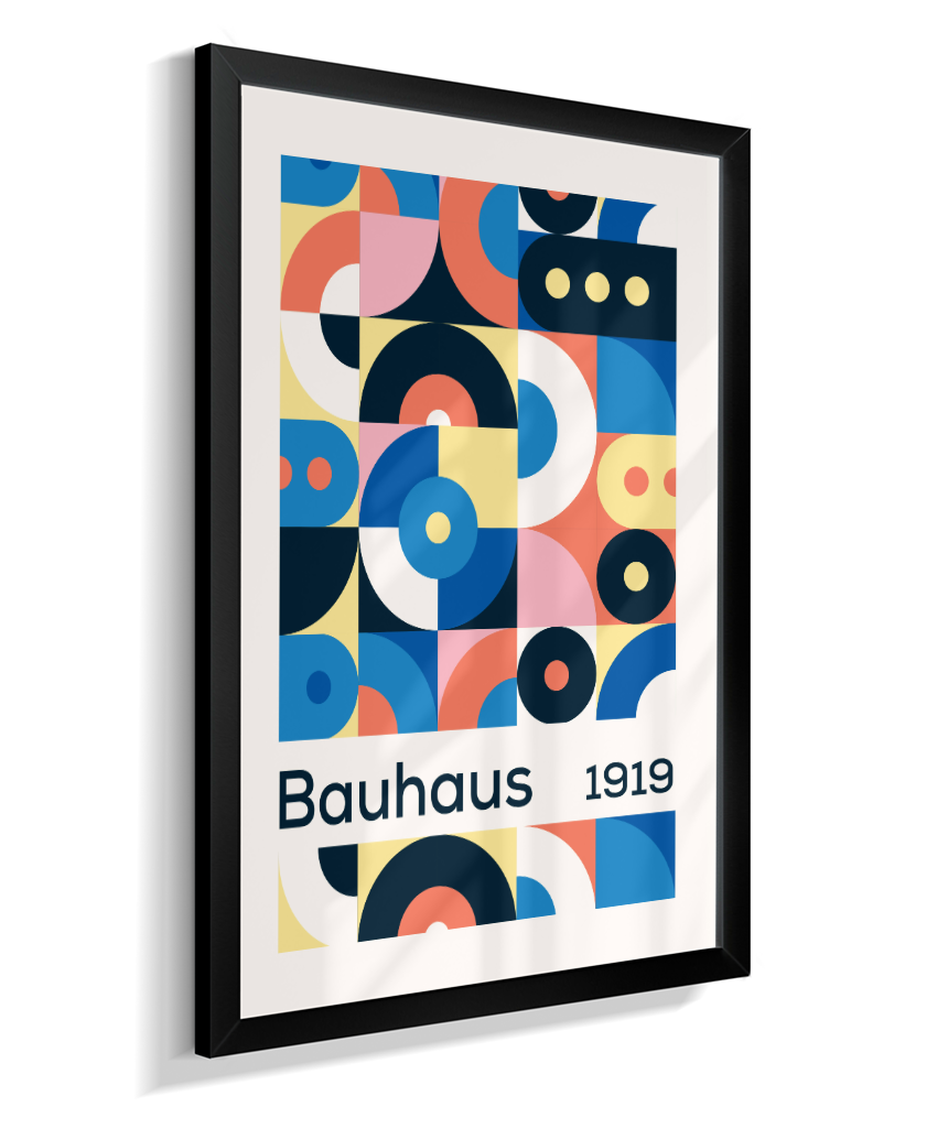 Quadro Decorativo Bauhaus 1919 – Mosaic Geometry