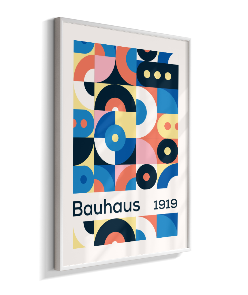 Quadro Decorativo Bauhaus 1919 – Mosaic Geometry