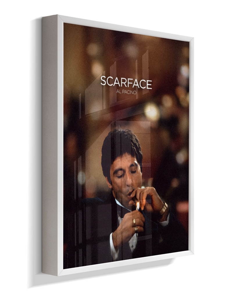 Quadro decorativo Scarface Cigar Lounge Cinematic Poster